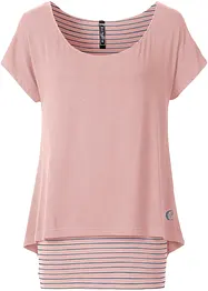 Lang topp i 2-i-1-modell, bonprix