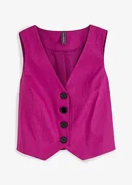 Dressvest med lin, bonprix