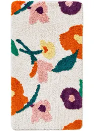 Tuftet badematte med flerfarget blomstermønster, bonprix
