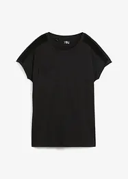 Ledig topp med blonder, bonprix