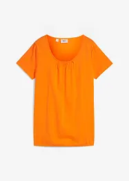 Topp i 100% bomull, kortermet, bonprix