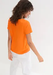 Topp i 100% bomull, kortermet, bonprix