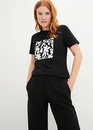 T-skjorte med blomsterprint, bonprix