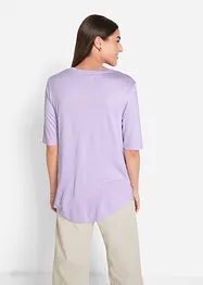 Lang topp i myk viskose (2-pack), bonprix