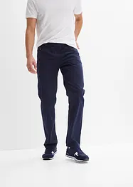 Regular Fit pull on-bukse i 100% bomull, Straight, bonprix