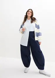 Lett twill-bukse med påsydde lommer, bonprix