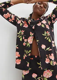 Pyjamas med knappestolpe og stikklommer, bonprix