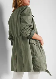 Bomullsparkas i utility-stil, halvlang, bonprix