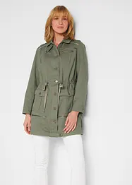 Bomullsparkas i utility-stil, halvlang, bonprix