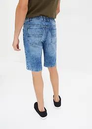 Pull on-bermudashorts i lett denim med stretch, Slim Fit, bonprix