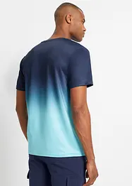 T-skjorte i funksjonsmateriale med fargegradering, bonprix