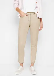 Kort twillbukse med used-look, bonprix