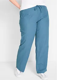 Linbukse med vide ben, bonprix