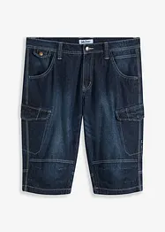 Lang bermudashorts i lett denim, Relaxed Fit, bonprix