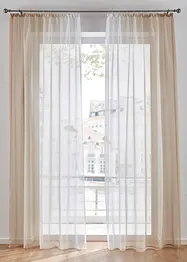 Gardin med resirkulert polyester og fargegradering (2-pack), bonprix