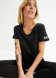 T-skjorte i ren bomull, bonprix
