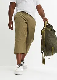 Lang bermudashorts i ren bomull, Regular Fit, bonprix