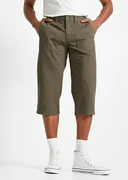 Lang bermudashorts i ren bomull, Regular Fit, bonprix