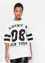 Oversized topp i 100% økologisk bomull, bonprix