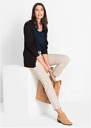 Topp i 100% bomull, kortermet, bonprix