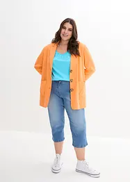 Topp i 100% bomull, kortermet, bonprix