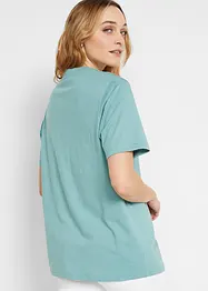 Vid, lang topp med V-hals, kortermet (5-pack), bonprix