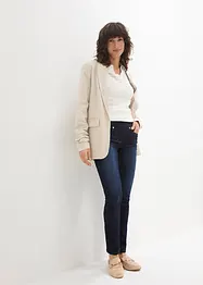 Straight-jeans Mid Waist, super stretch med komfortlinning, bonprix