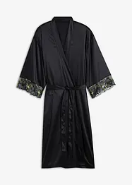 Sateng-kimono med broderi, BODYFLIRT