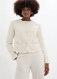 Boxy bouclé-blazer, bonprix