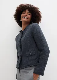 Boxy bouclé-blazer, bonprix