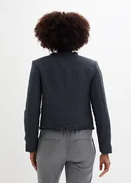 Boxy bouclé-blazer, bonprix