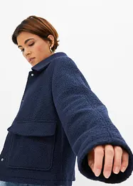 Overgangsjakke i teddy-bouclémateriale, bonprix