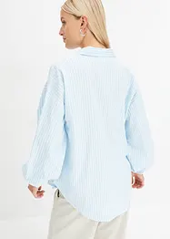 Oversized bluse av ren bomull, bonprix