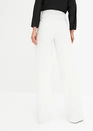 Wide Leg-bukse med gullknapper, bonprix