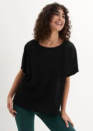 Treningstopp med mesh-shirt (2-delt sett), bonprix