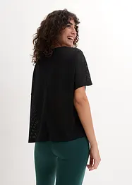 Treningstopp med mesh-shirt (2-delt sett), bonprix