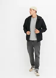 Softshell-jakke med hette i blouson-stil, bonprix