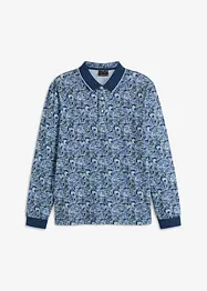 Lang arm - Poloshirt med mønster, bonprix