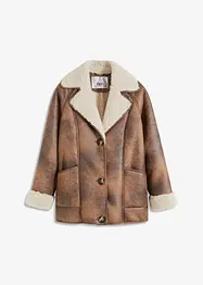 Shearling-jakke med lommer, bpc bonprix collection