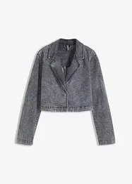 Kort denim-blazer, bonprix