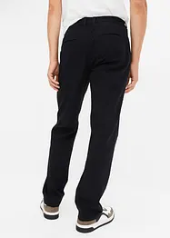 Relaxed Fit stretch-chinos med økologisk bomull, Straight, bonprix