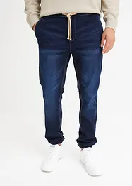 Regular Fit slip on-jeans med stretch, Tapered, bonprix