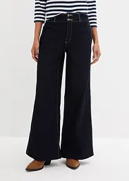 Wide Leg-jeans High Waist, stretch, bonprix