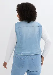 Jeansvest med stretch, bonprix