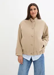 Oversized Jacke i ull-look, bonprix