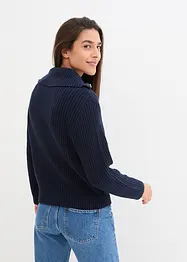 Cardigan med glidelås, bonprix