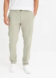 Loose Fit stretch-chinos med økologisk bomull, Straight, bonprix