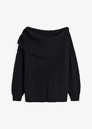 Asymmetrisk off-shoulder genser, bonprix