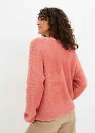 Myk cardigan med dekorknapper, bonprix