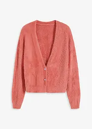 Myk cardigan med dekorknapper, bonprix